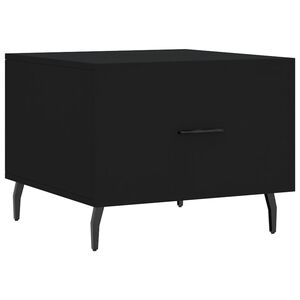 vidaXL Stolić za kavu crni 50 x 50 x 40 cm od konstruiranog drva