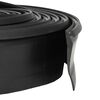 vidaXL Brtva za garažna vrata Crna 52 x 2 mm 4,5 m PVC