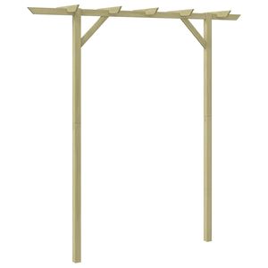 vidaXL Vrtna pergola 205 x 40 x 203 cm drvena