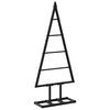 vidaXL Metalna božićna jelka KUOPIO 60 cm Metal Crna