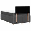 vidaXL Krevet box spring s madracem tamnosivi 120 x 190 cm tkanina