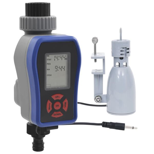 vidaXL Digitalni tajmer za vodu s jednim izlazom i senzorom za ki&scaron;u