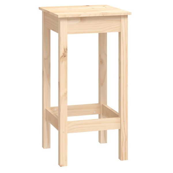 vidaXL 9-dijelni barski set od masivne borovine