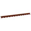 vidaXL Ograda oko Travnjaka 10 pcs 102 x 4 x 4 cm Čelik Rđa