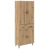 vidaXL Highboard 2 kom. Umjetnički hrast 69,5 x 34 x 180 cm