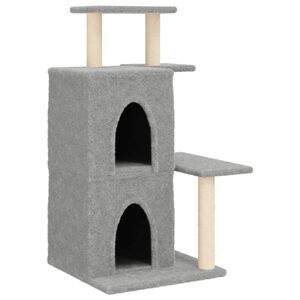 vidaXL Penjalica za mačke sa stupovima za grebanje svjetlosiva 97 cm