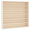 vidaXL Drvena kolekcionarska vitrina sa 6 polica 60x8,5x55 cm
