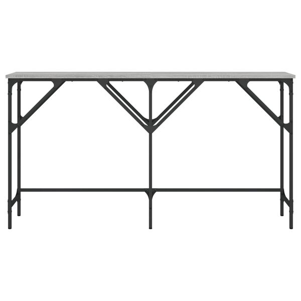 vidaXL Konzolni stol boja hrasta sonome 140x29x75 cm konstruirano drvo