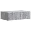 vidaXL Stolna montirana na zid Siva Sonoma 59 x 34,5 x 17 cm