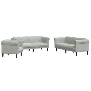 vidaXL 2-dijelni set sofa ružičasti bar&scaron;unasti