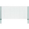 vidaXL Euro ograda 20 x 1,5 m čelična zelena