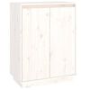 vidaXL Ormarić za cipele bijeli 60 x 35 x 80 cm od masivne borovine