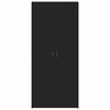 vidaXL Ormar za cipele Crna 80 x 35.5 x 180 cm Konstruirano drvo