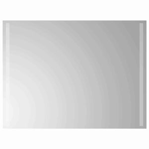 vidaXL LED kupaonsko ogledalo s ogledalom *Transparent*an 80 x 60 cm