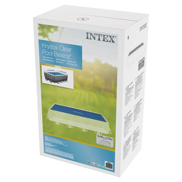 Intex solarna navlaka za bazen plava 538 x 253 cm polietilenska