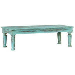 vidaXL Stolić za kavu 110 x 50 x 34 cm od masivnog obnovljenog drva