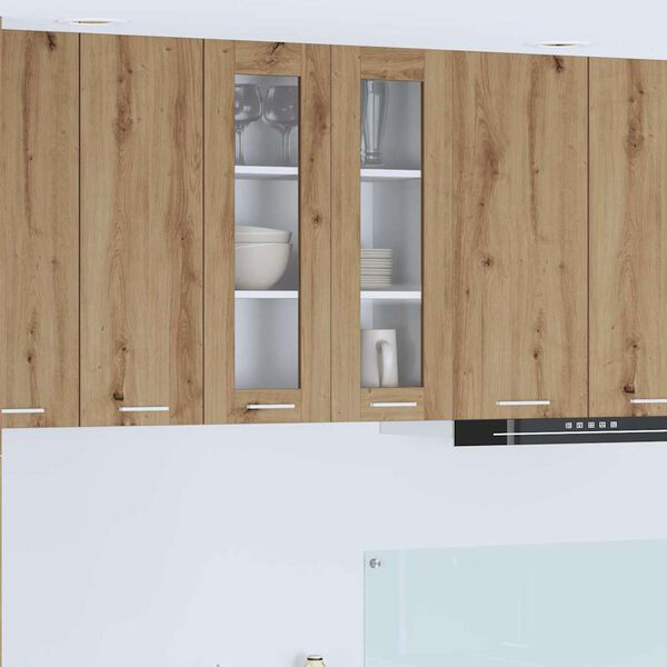 vidaXL Viseći ormarić s pohranom Riga Umjetnički hrast 60 x 31 x 80 cm