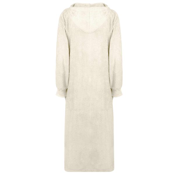 vidaXL Deka majica s kapuljačom KINN Krema XXL Pamuk