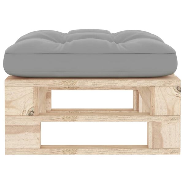 vidaXL Vrtni otoman od paleta od impregnirane borovine