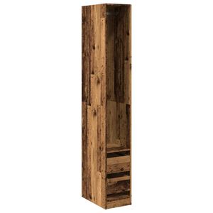vidaXL Ormar boja staro drvo 30 x 50 x 200 cm od konstruiranog drva