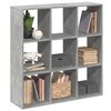 vidaXL Sobna pregrada / regal za knjige sivi 102x29x103,5 cm drveni