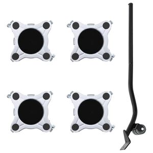 vidaXL Kotačići za namještaj 4 kom s podizačem 15,5x15,5x5,5 cm Čelik 1000 kg