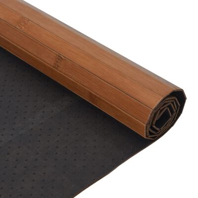 vidaXL Tepih pravokutni smeđi 100 x 200 cm od bambusa