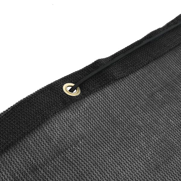 vidaXL Mreža za spremnik HDPE 3,5 x 5 m crna