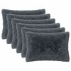 vidaXL Presvlaka za jastuk 6 pcs HEERLEN Antracit 50 x 70 cm PV flis
