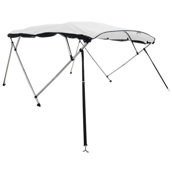 vidaXL Tenda bimini s 4 luka i mrežastim zidovima 243x(200-213)x137 cm