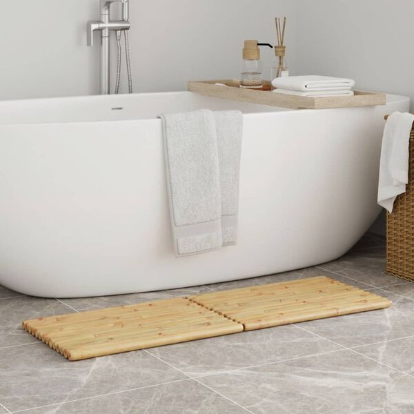 vidaXL Prostirke za kadu 2 kom 50 x 35 cm od bambusa