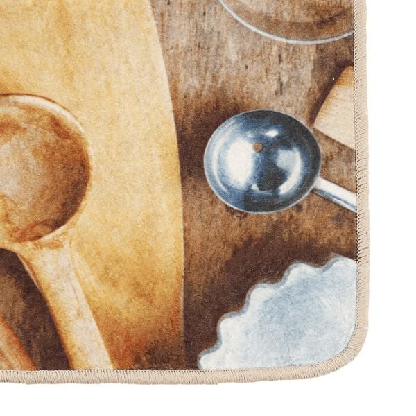 vidaXL Kuhinjski tepih raznobojni 60 x 180 cm perivi i