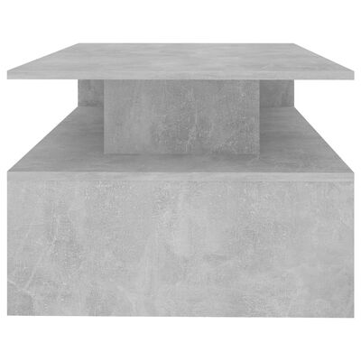 vidaXL Stolić za kavu siva boja betona 90 x 60 x 42,5 cm od iverice
