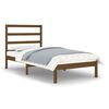 vidaXL Okvir za krevet od masivnog drva boja meda 75x190 cm mali