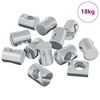 vidaXL Bačvaste matice 3462 pcs Srebrno M6 x 13 mm Metal