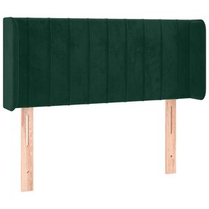 vidaXL Uzglavlje s u&scaron;ima tamnozeleno 83x16x78/88 cm bar&scaron;unasto