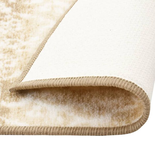 vidaXL Dugi tepih zlatni 80 x 500 cm