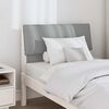 vidaXL Tapecirani uzglavlje Svijetlo siva 80 cm Čvrsto borovo drvo