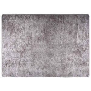 vidaXL Perivi tepih 120 x 180 cm sivi