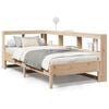 vidaXL Krevet s regalom za knjige bez madraca 75x190 cm borovina