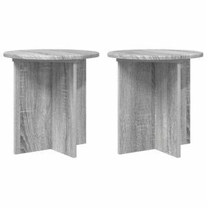 vidaXL Stalak za biljke 2 pcs Siva sonoma 40 x 40 x 40 cm