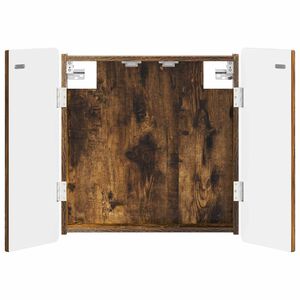 vidaXL Kabinet za mete ZWOLLE Dimljeni hrast 52,5 x 10,5 x 57,5 cm