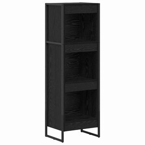 vidaXL Ormarić za knjige 40 x 30 x 121 cm Konstruirano drvo Crni hrast