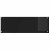 vidaXL Kuhinjski za&scaron;tita Crna 120 x 40 x 0,6 cm