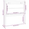 vidaXL Uzglavlje za krevet boja meda 95,5x4x100 cm od masivne borovine