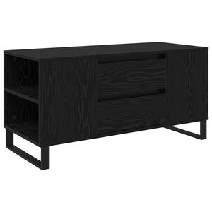 vidaXL Kava Stol Crni hrast 102 x 44,5 x 50 cm Konstruirano drvo