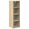 vidaXL Viseći ormarić s pohranom Sonoma hrast 30 x 29,5 x 100 cm