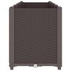 vidaXL Vrtna sadilica smeđa 160 x 40 x 53 cm od PP-a