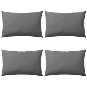 vidaXL Vrtni jastuci 4 kom 60 x 40 cm sivi
