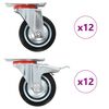 vidaXL Okretni kotačići 24 kom 75 mm
